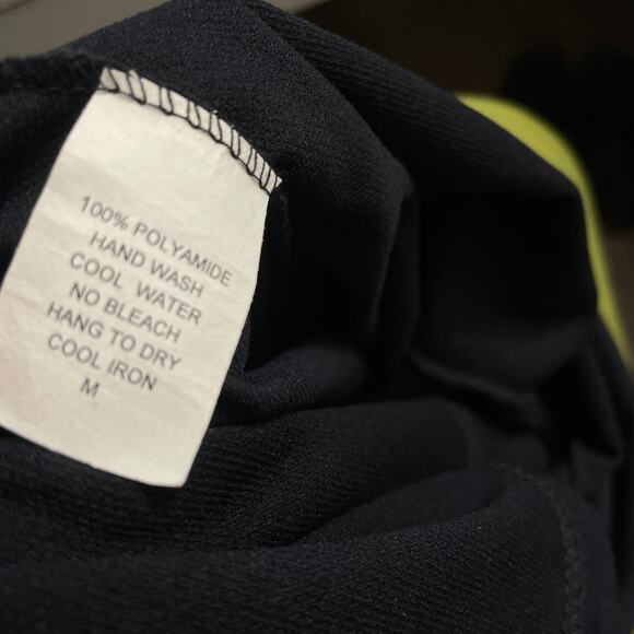 Elaua Kattau Dress Womens Medium Multicolor Mesh Sheer Artsy Colorful Peek A Boo - Picture 9 of 9